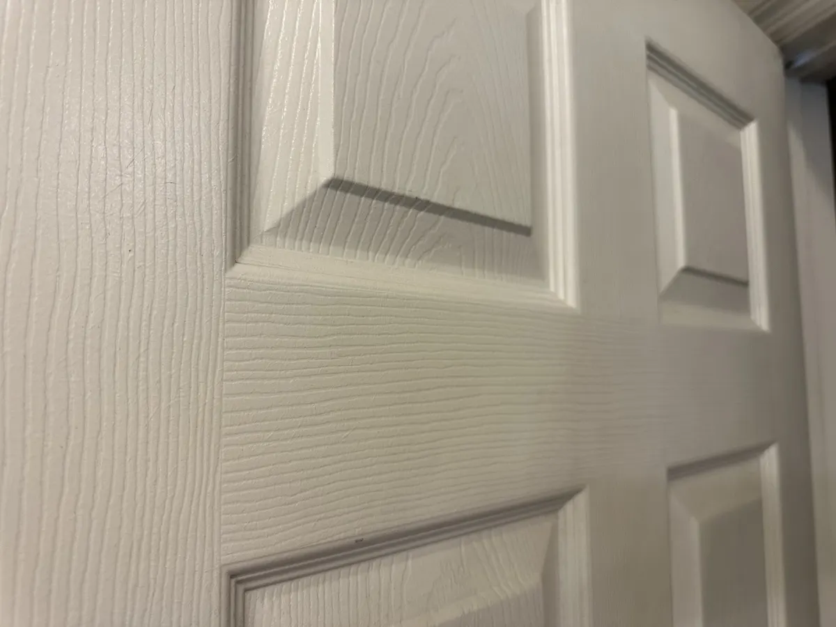 Door panel, after cleaning