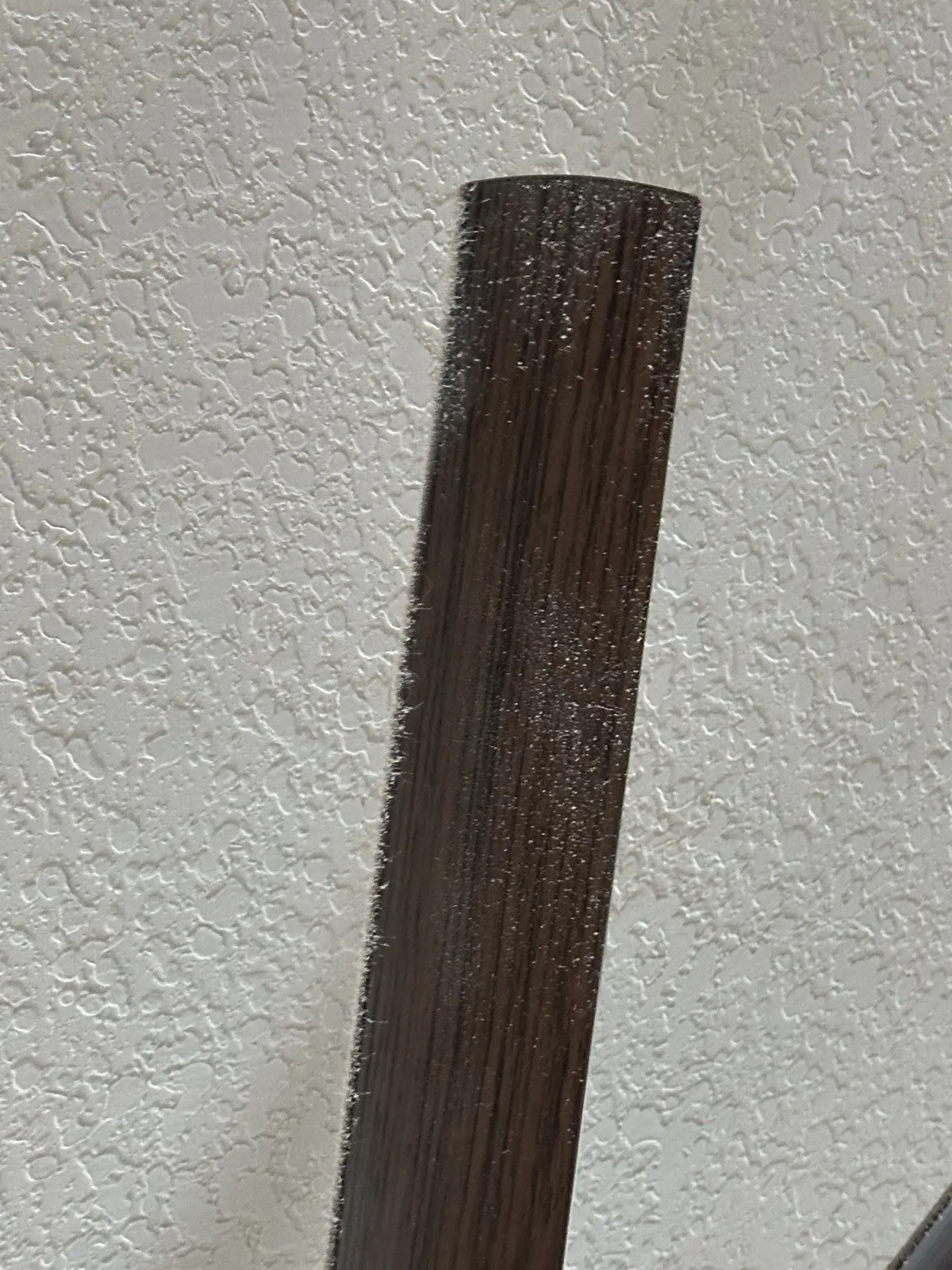 Ceiling fan blade, before cleaning